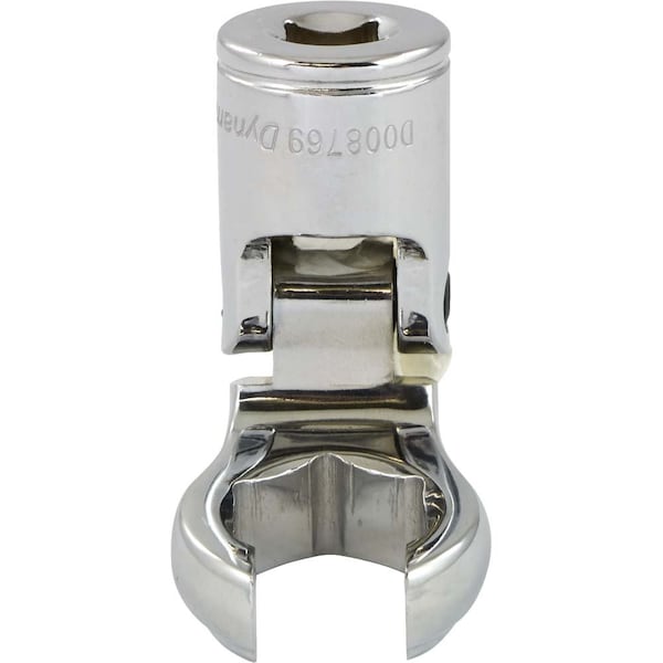 Tools 3/8"Dr Metric 19mm Flex Head, Crow Foot Flare Nut Socket, Chrome